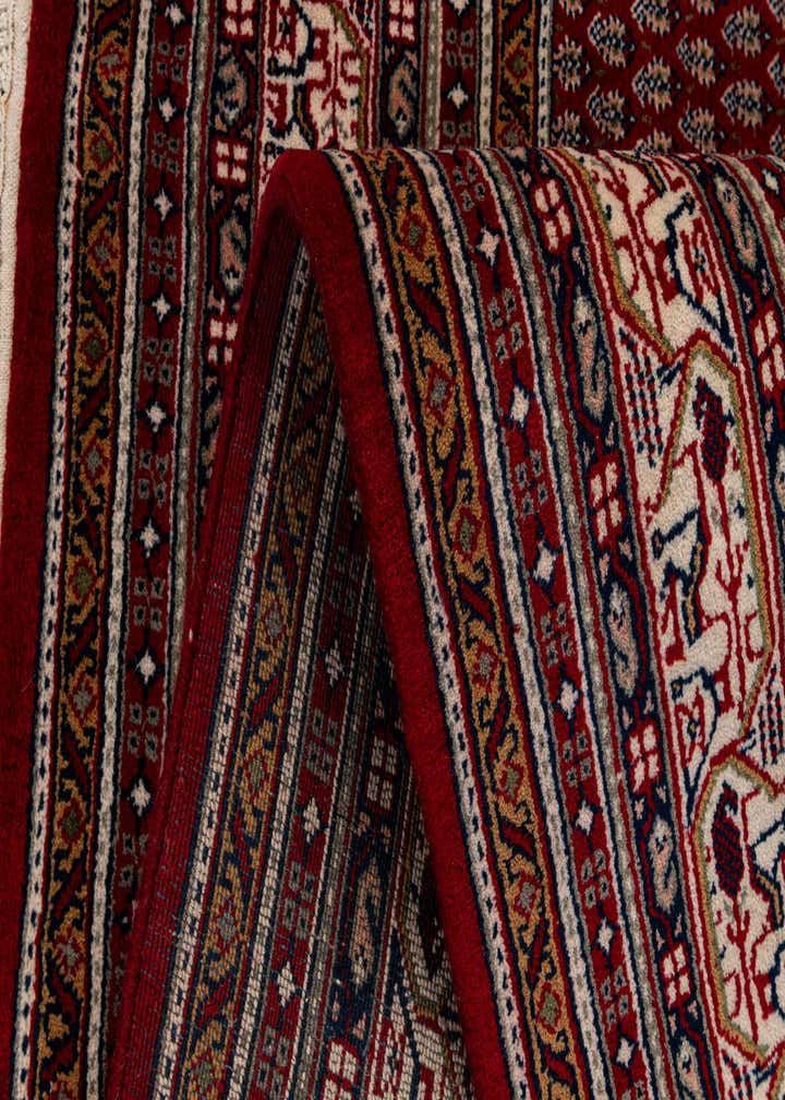 6' 3 x 6' 4 Hand Knotted Mir Wool Square Rug
