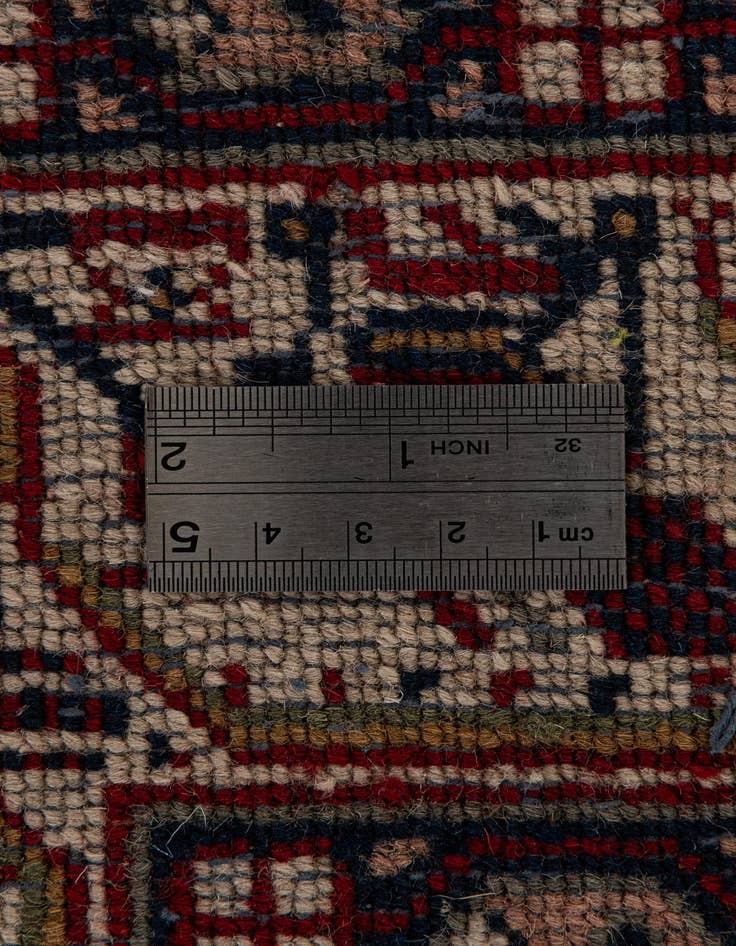 Detail image of 6' 3 x 6' 4  Hand Knotted Mir Wool Square Rug