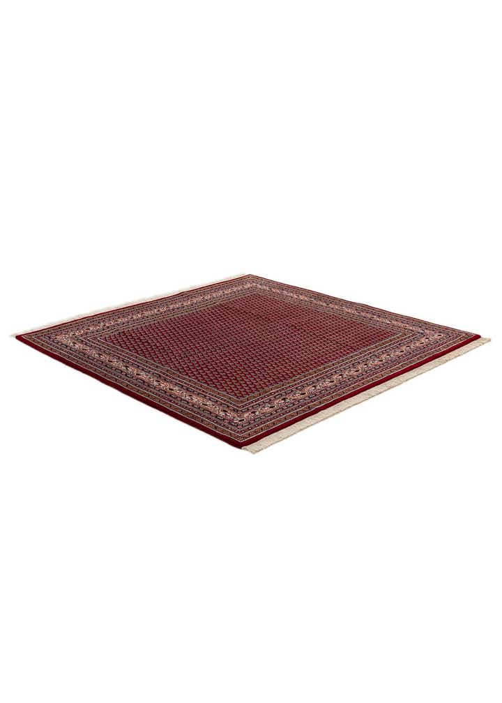 6' 3 x 6' 4 Hand Knotted Mir Wool Square Rug
