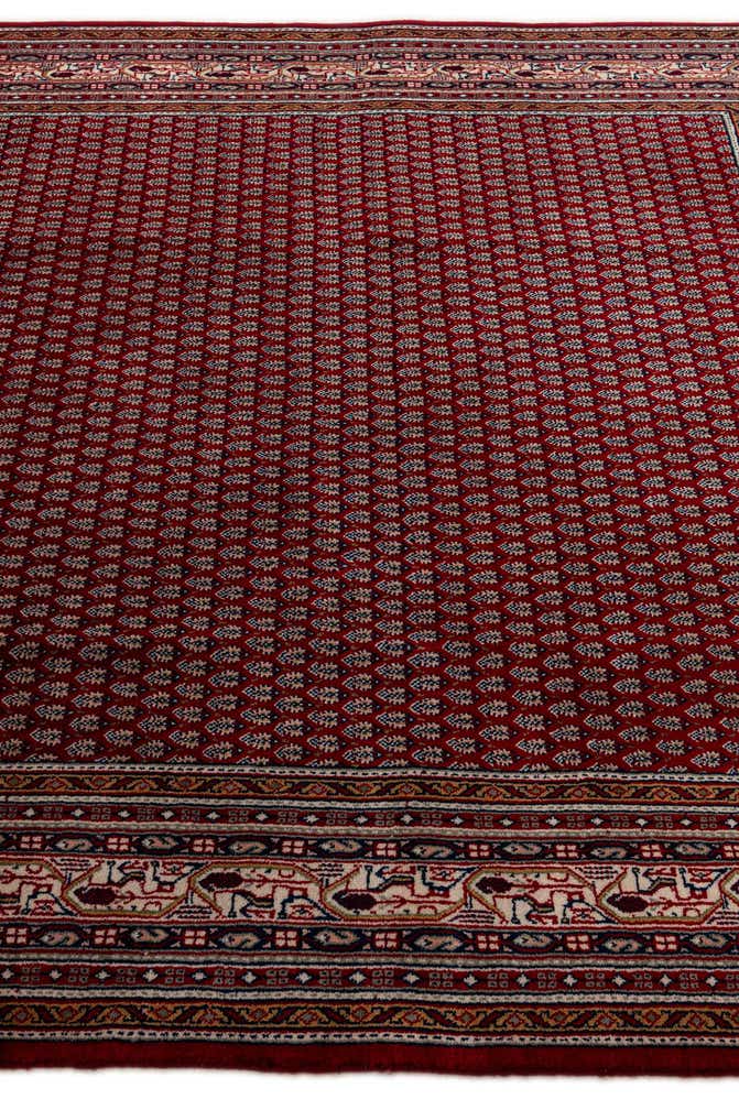 6' 3 x 6' 4 Hand Knotted Mir Wool Square Rug