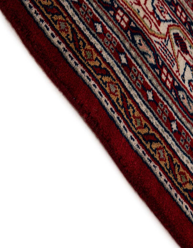 Detail image of 6' 3 x 6' 4  Hand Knotted Mir Wool Square Rug