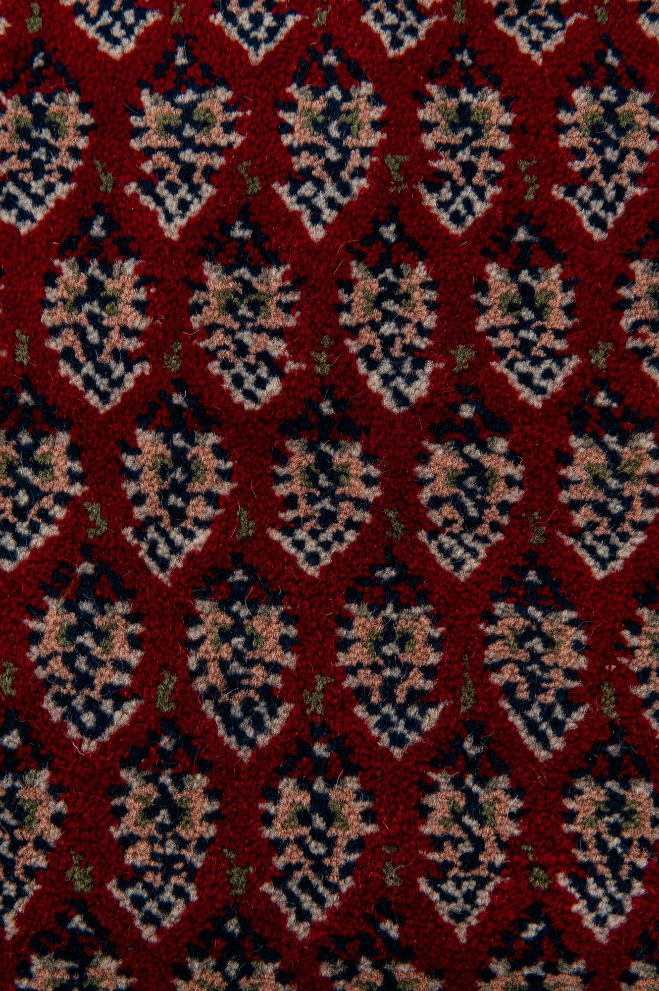 6' 3 x 6' 4 Hand Knotted Mir Wool Square Rug
