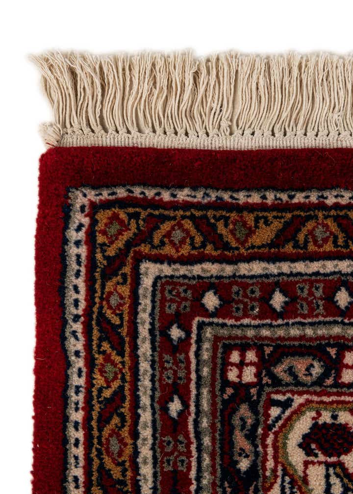 6' 3 x 6' 4 Hand Knotted Mir Wool Square Rug