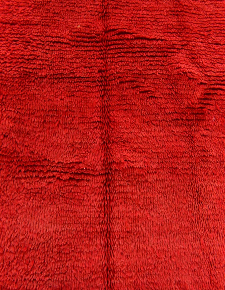 Detail image of 4' 6 x 5' 4 Hand Knotted Moroccan Wool Square Rug