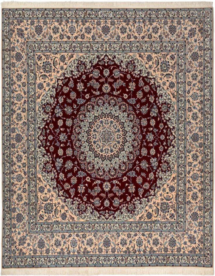 Detail image of 6' 9 x 7' 1 Nain Square Rug