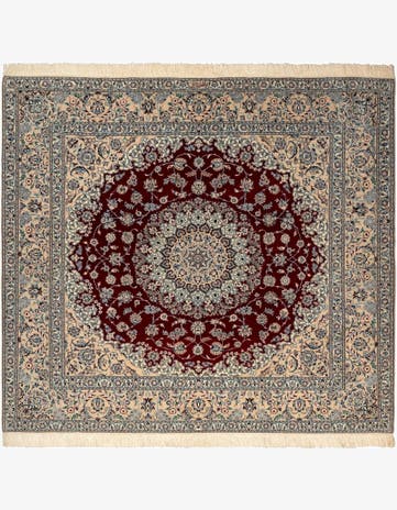 6' 4 x 6' 10 Nain Square Rug