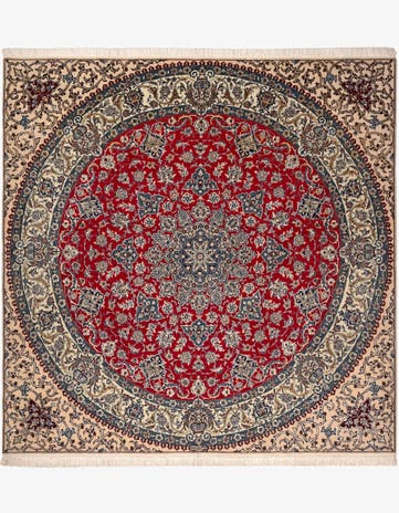 7' 3 x 7' 5 Nain Square Rug