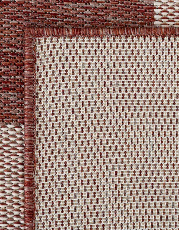 10' x 10' Easy-Clean Checkered Indoor / Outdoor Square Rug