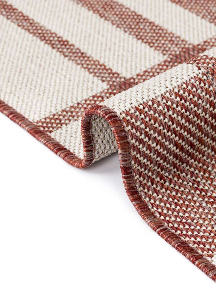 10' x 10' Easy-Clean Checkered Indoor / Outdoor Square Rug