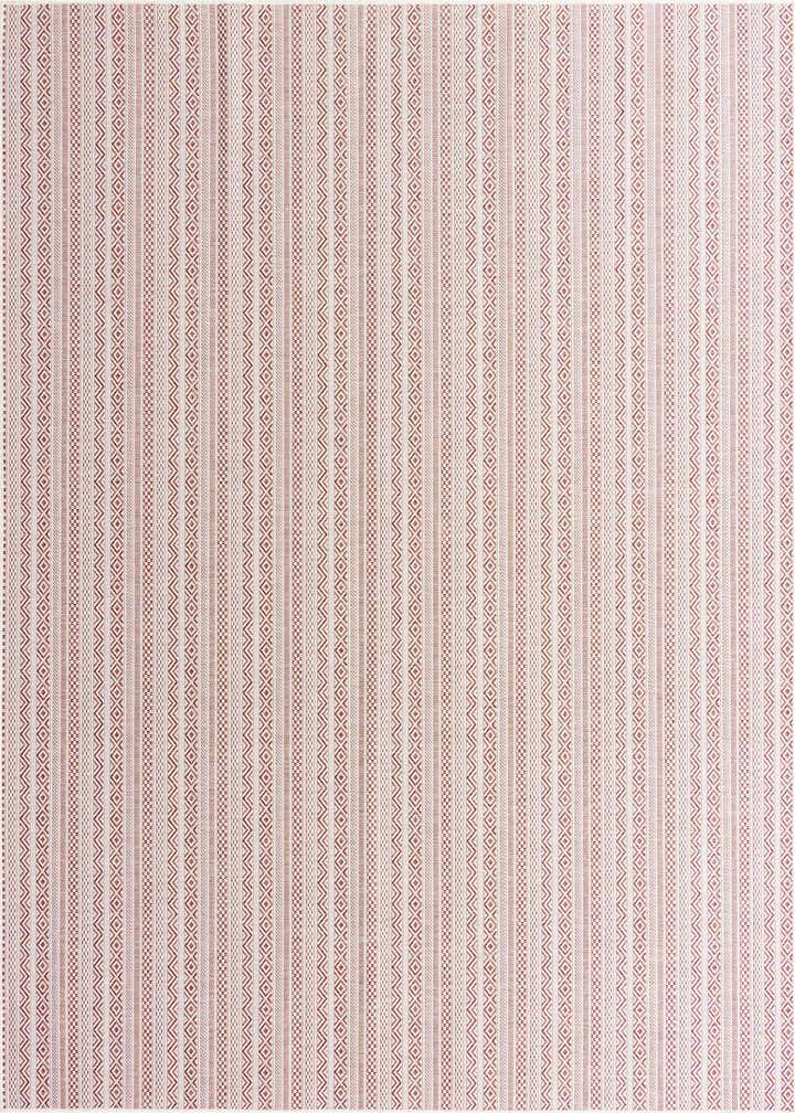 10' x 10' Easy-Clean Striped Indoor / Outdoor Square Rug