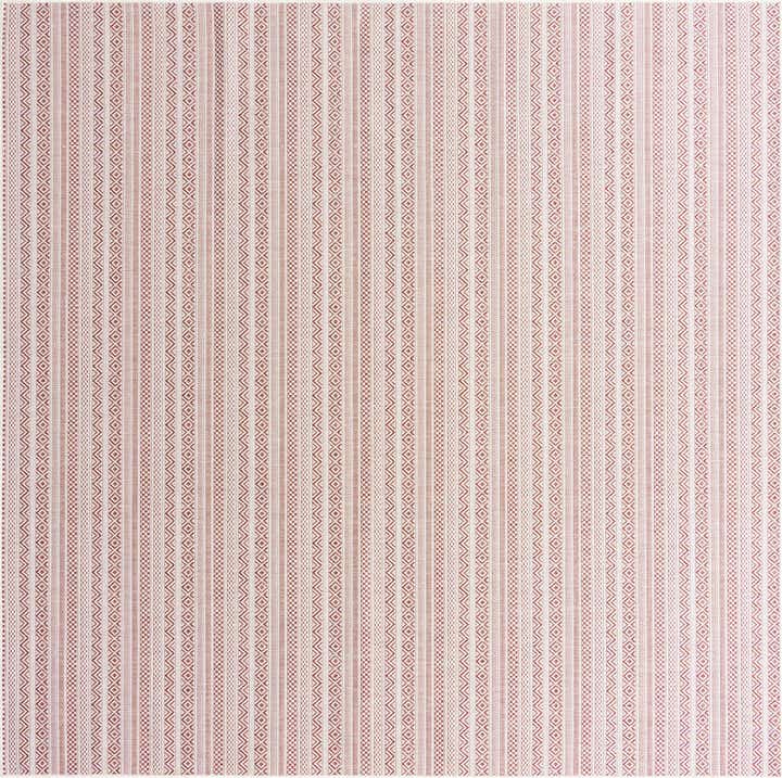 10' x 10' Easy-Clean Striped Indoor / Outdoor Square Rug