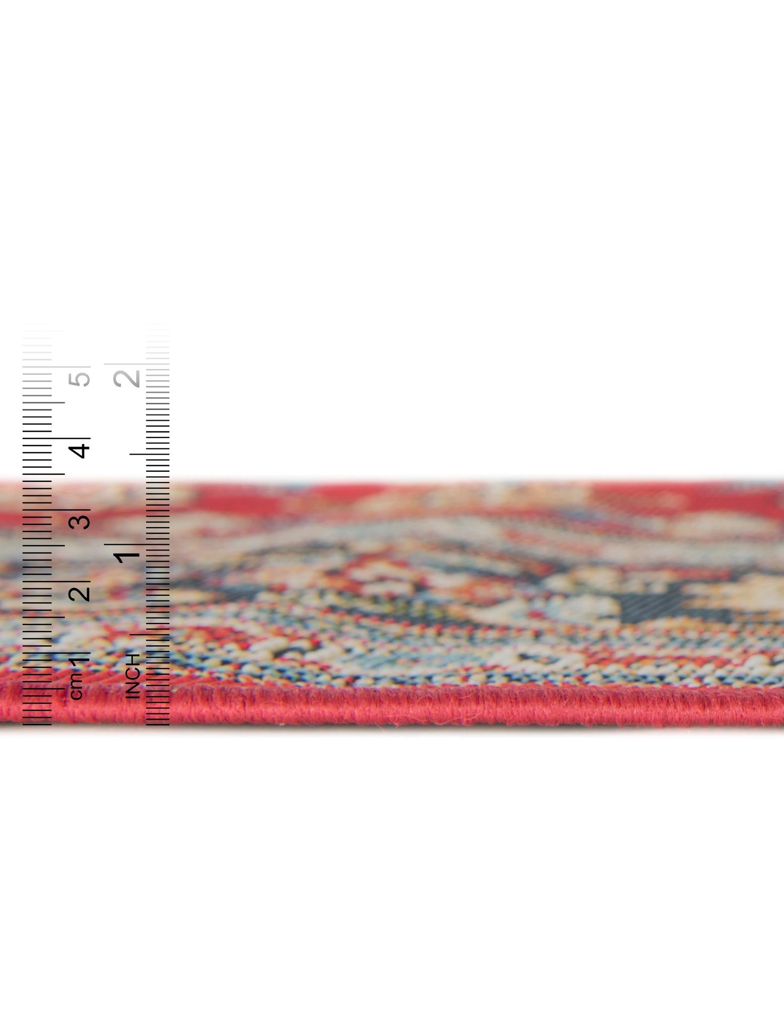 10' x 10' Easy-Clean Traditional Indoor / Outdoor Square Rug