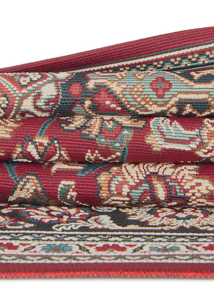 7' 10 x 7' 10 Easy-Clean Traditional Indoor / Outdoor Square Rug