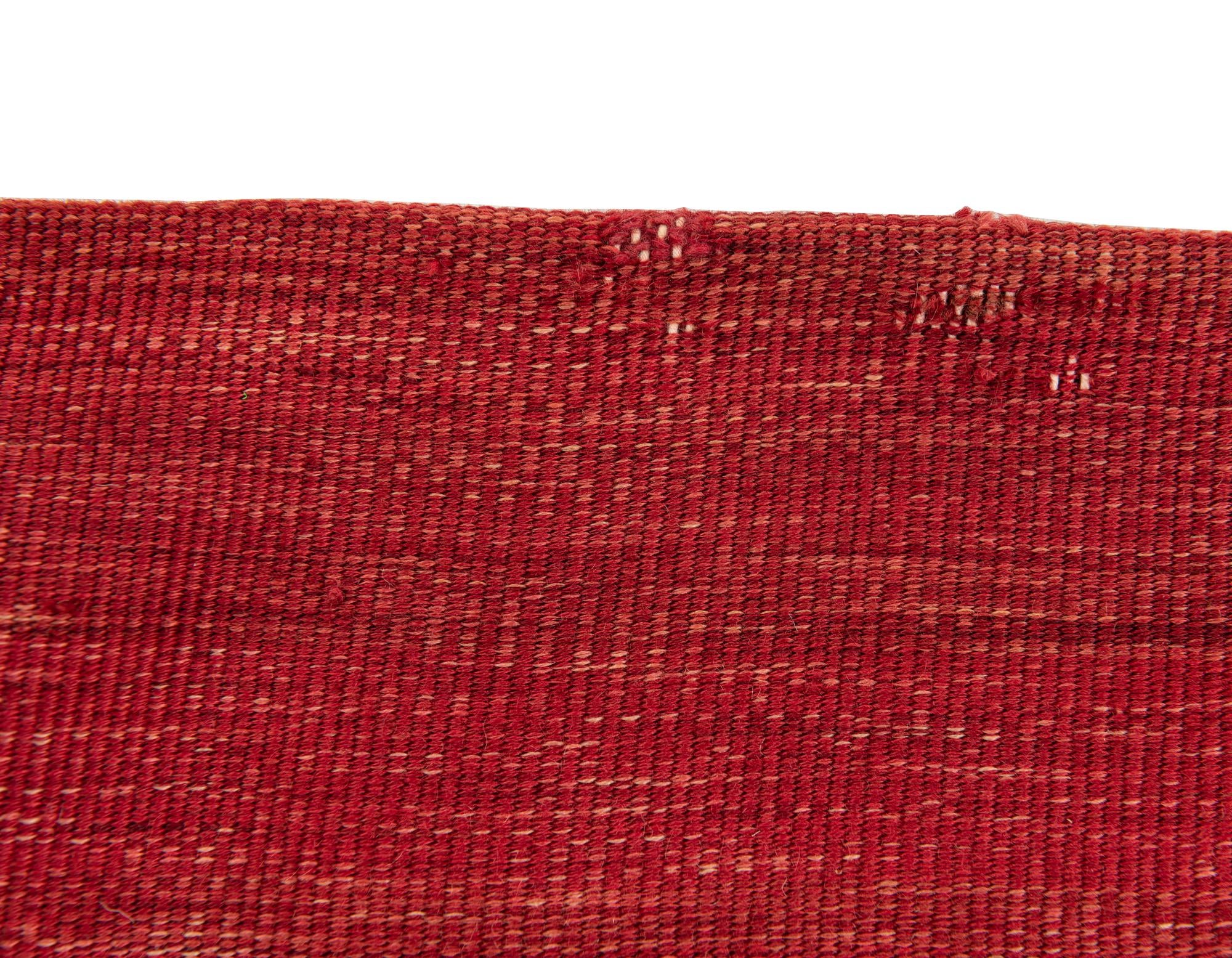 1' 5 x 1' 6 Hand Woven Pillow Wool Square Rug