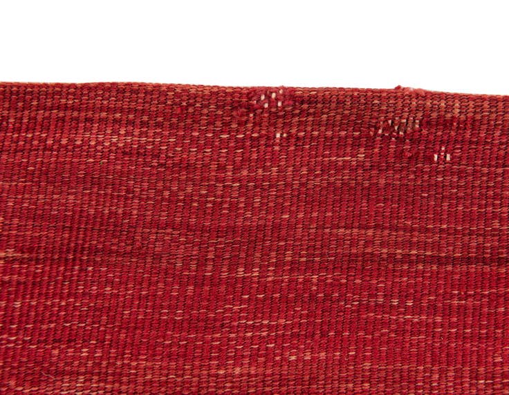 Detail image of 1' 5 x 1' 6 Hand Woven Pillow Wool Square Rug