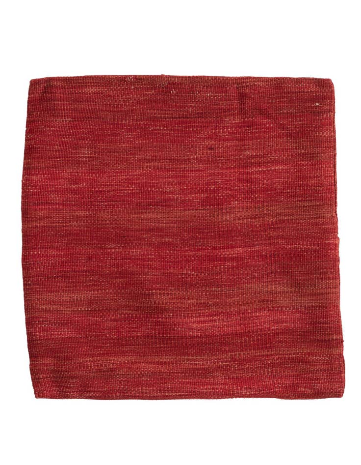 Detail image of 1' 5 x 1' 6 Hand Woven Pillow Wool Square Rug