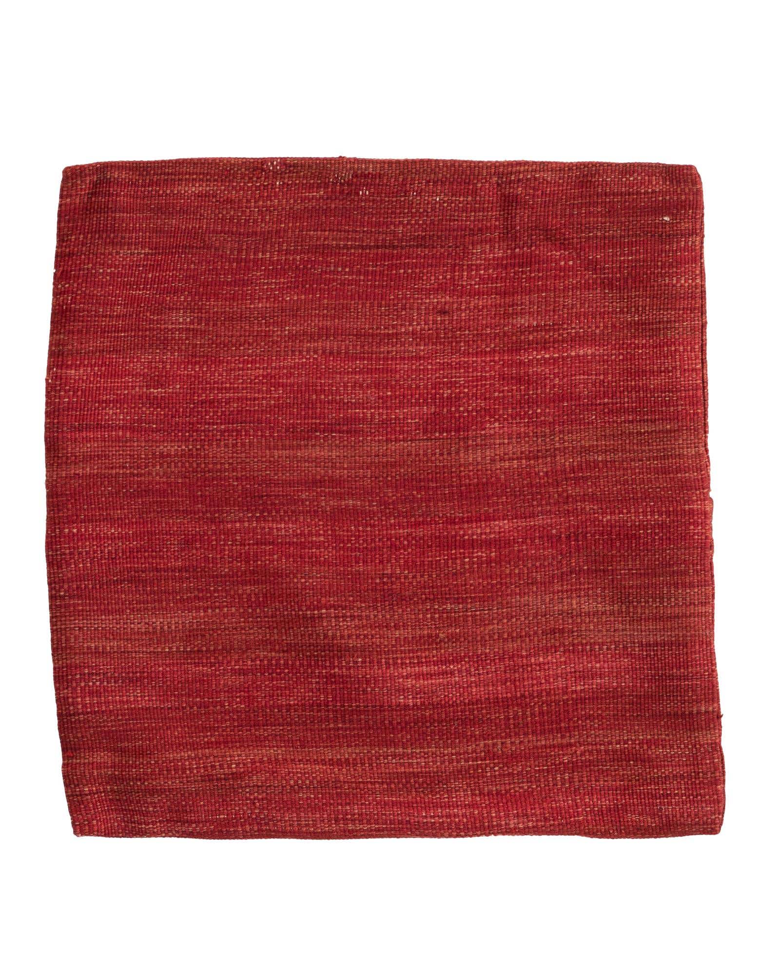 1' 5 x 1' 6 Hand Woven Pillow Wool Square Rug