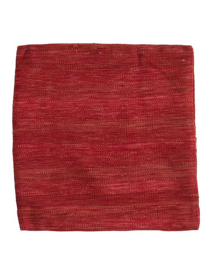 1' 5 x 1' 6 Hand Woven Pillow Wool Square Rug