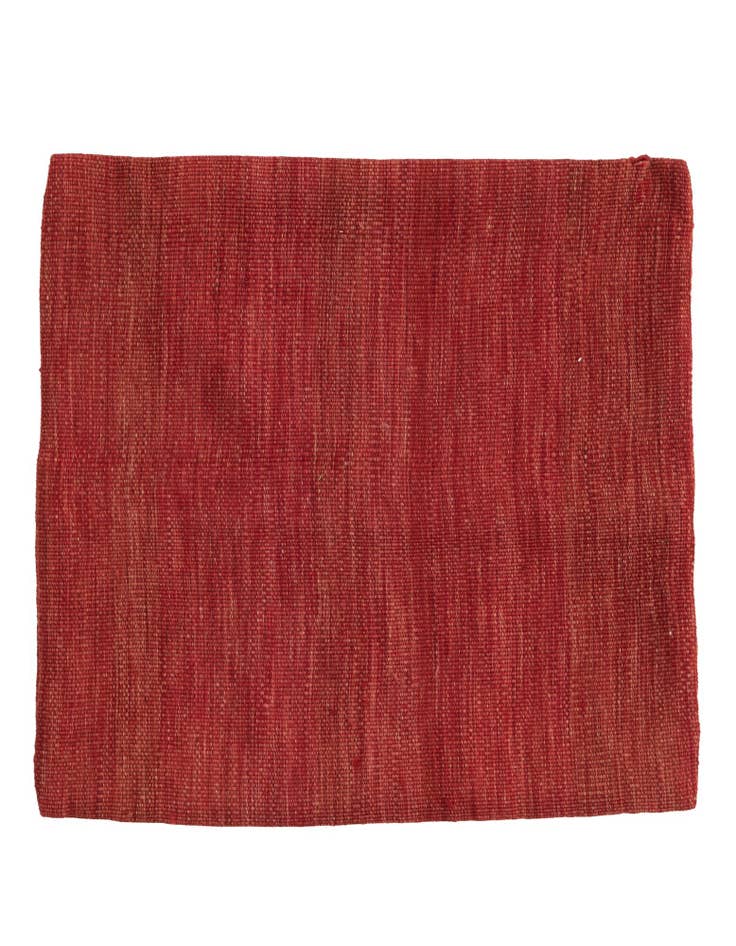 Detail image of 1' 6 x 1' 6 Hand Woven Pillow Wool Square Rug