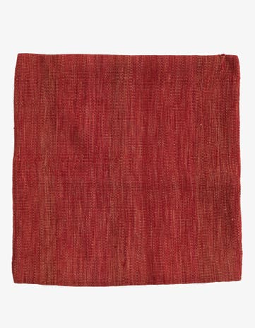 1' 6 x 1' 6 Hand Woven Pillow Wool Square Rug