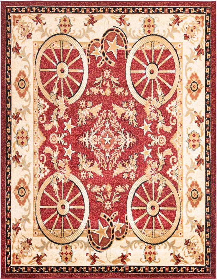 Detail image of 7' 10 x 7' 10 Pioneer Square Rug