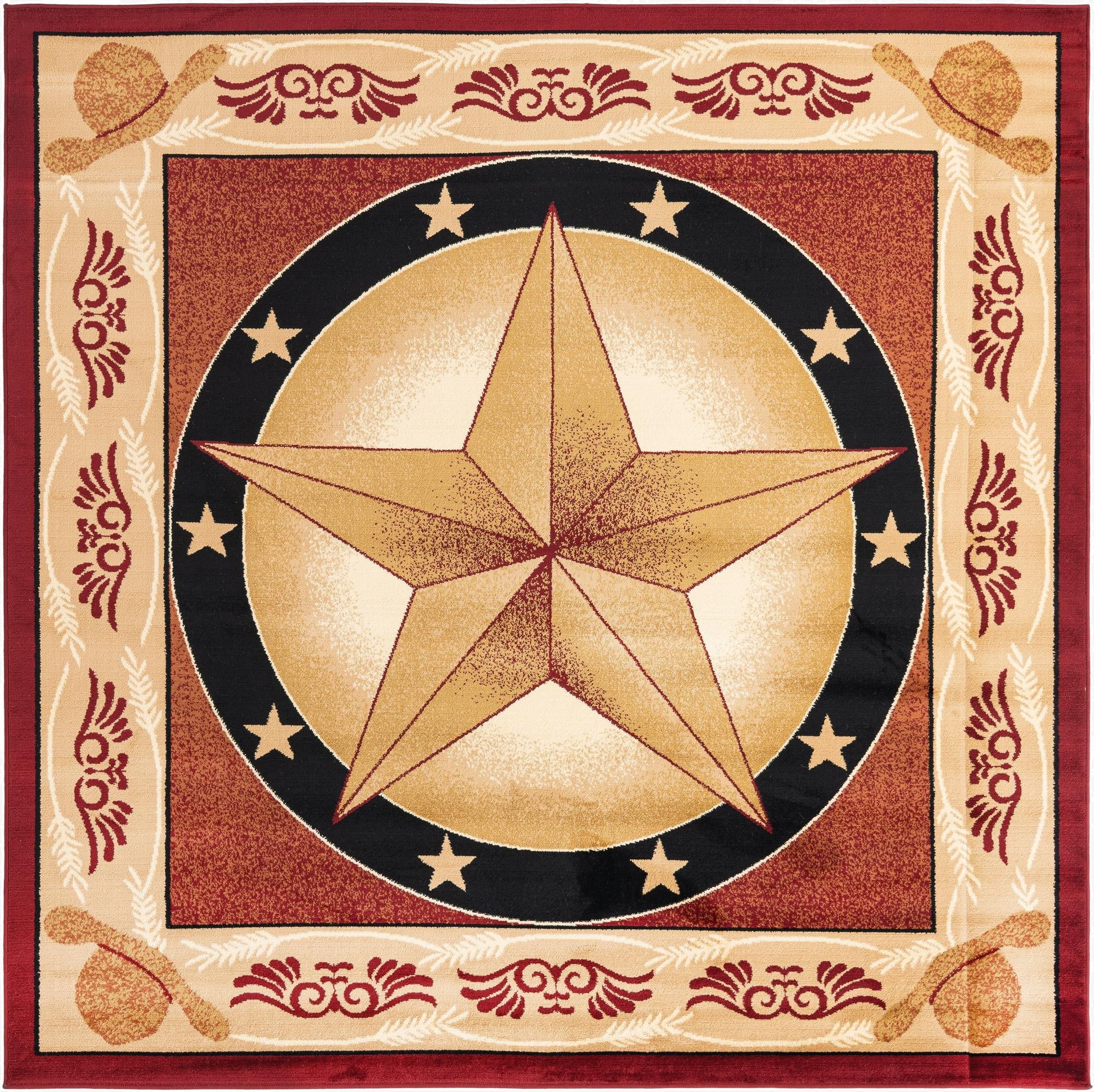 7' 10 x 7' 10 Pioneer Square Rug