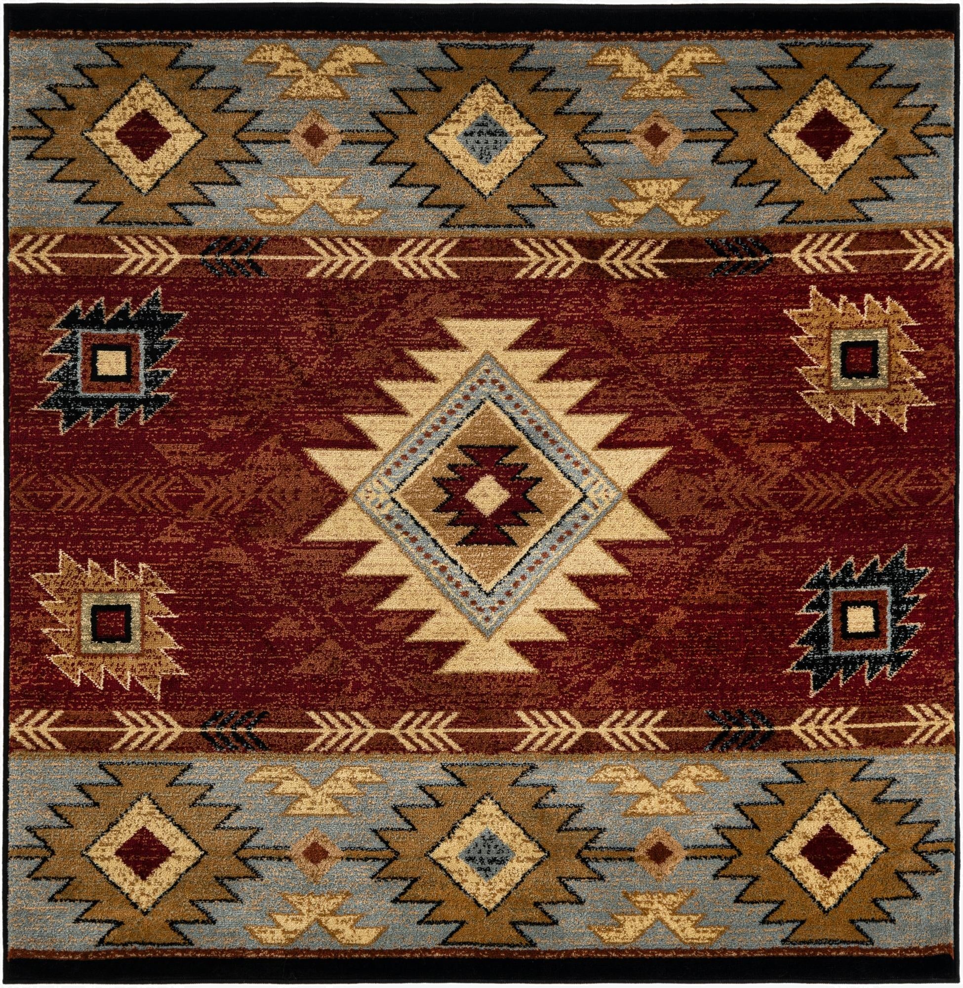 5' 3 x 5' 3 Pioneer Square Rug