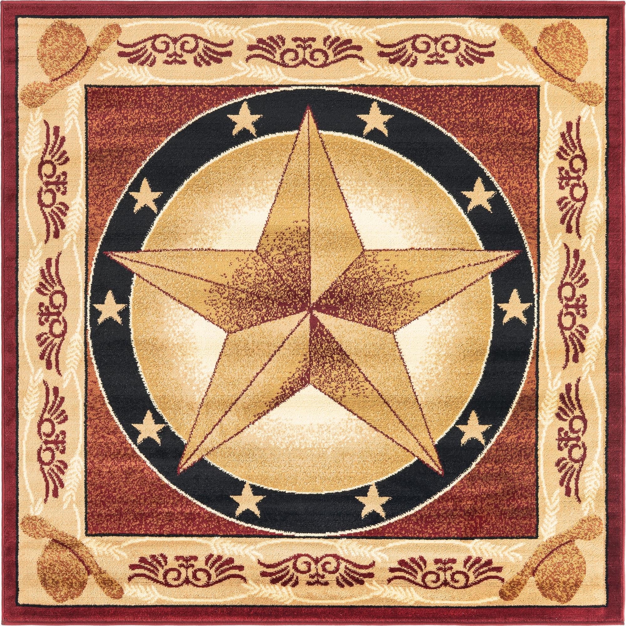 5' 3 x 5' 3 Pioneer Square Rug