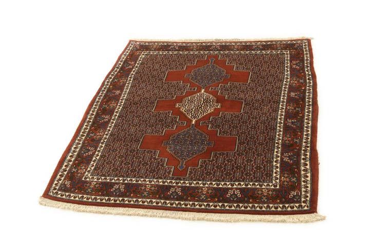 Detail image of 3' 11 x 4' 11 Senneh Square Rug