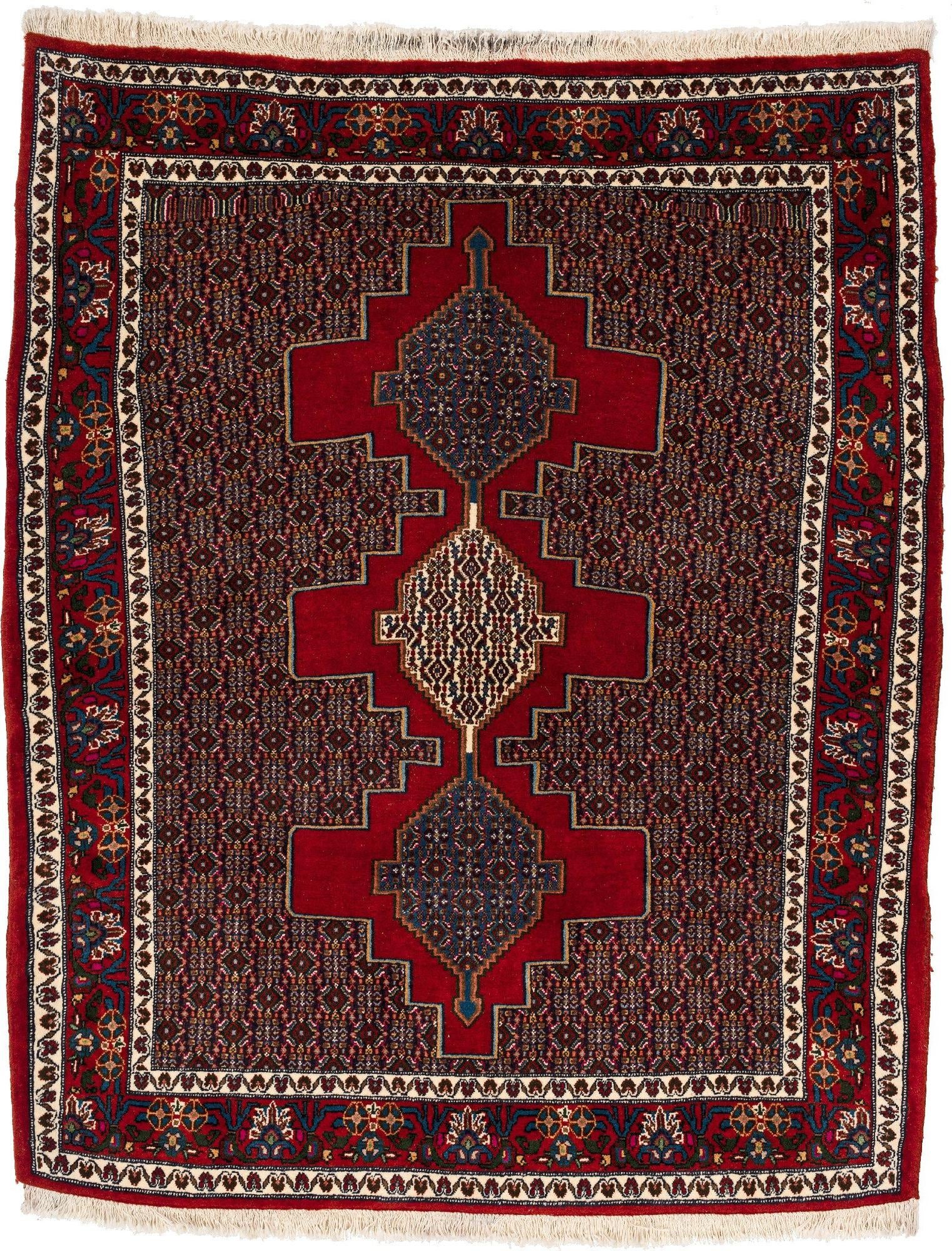3' 11 x 4' 11 Senneh Square Rug