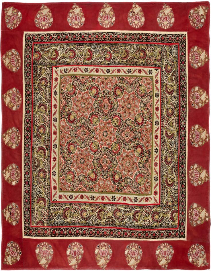 Detail image of 6' 2 x 6' 3 Suzani Square Rug