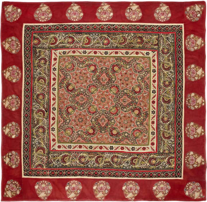 6' 2 x 6' 3 Suzani Square Rug