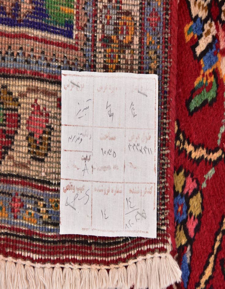 Detail image of 10' x 11' Hand Knotted Tabriz Persian Wool Square Rug