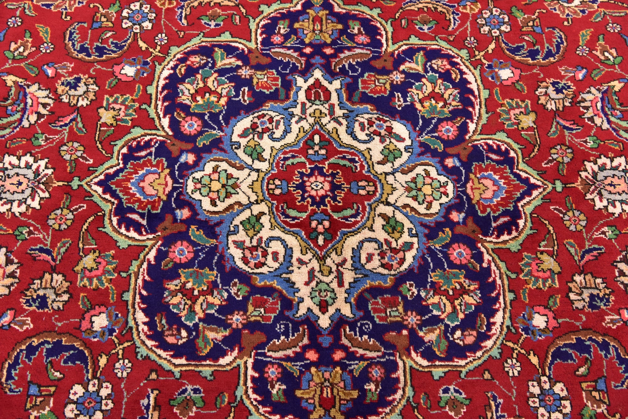 Detail image 3 of 12: 10' x 11' Hand Knotted Tabriz Persian Wool Square Rug