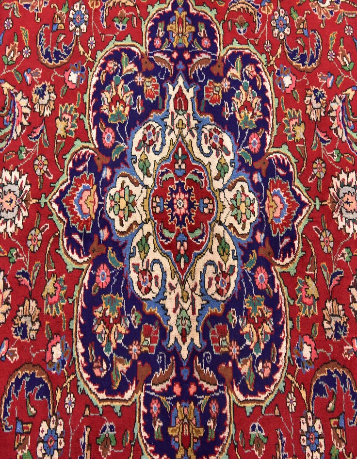 Detail image of 10' x 11' Hand Knotted Tabriz Persian Wool Square Rug
