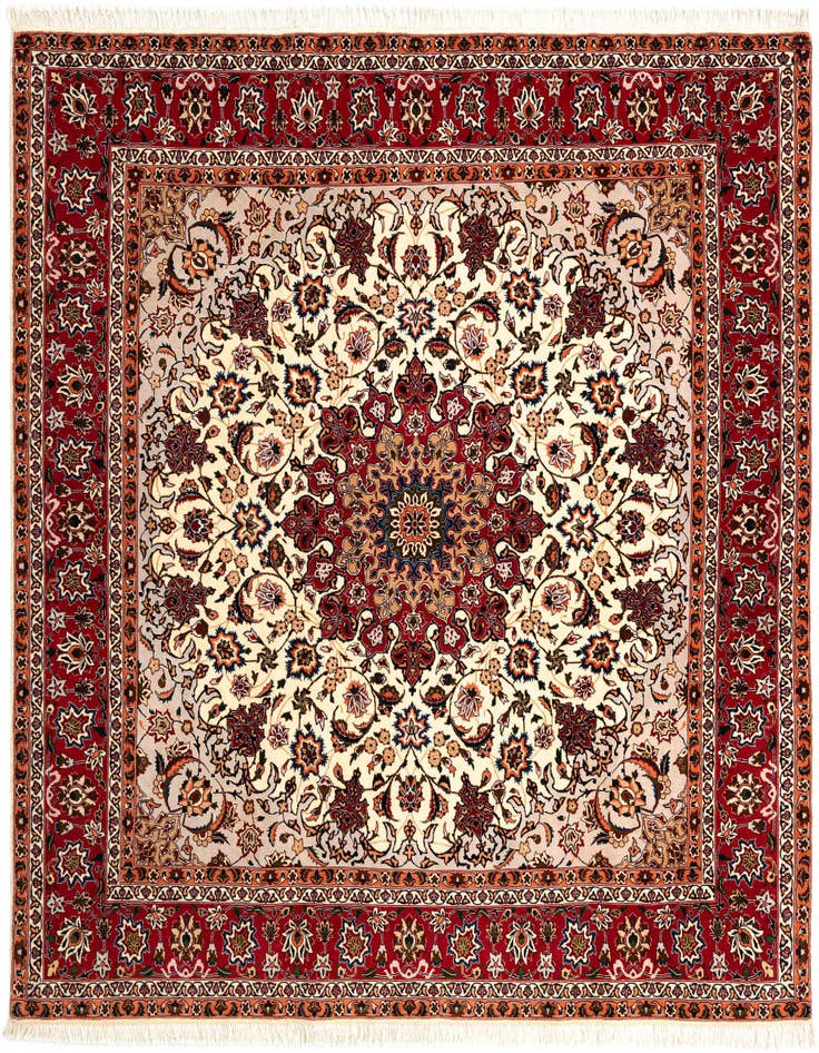 Detail image of 6' 6 x 6' 8 Tabriz Square Rug