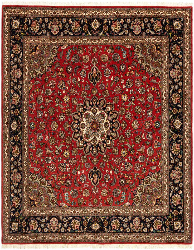 Detail image of 6' 8 x 6' 8 Tabriz Square Rug