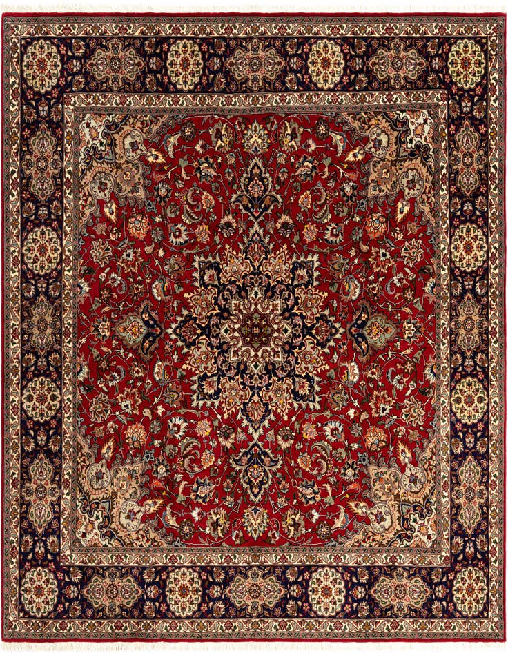 Detail image of 6' 8 x 6' 9 Tabriz Square Rug