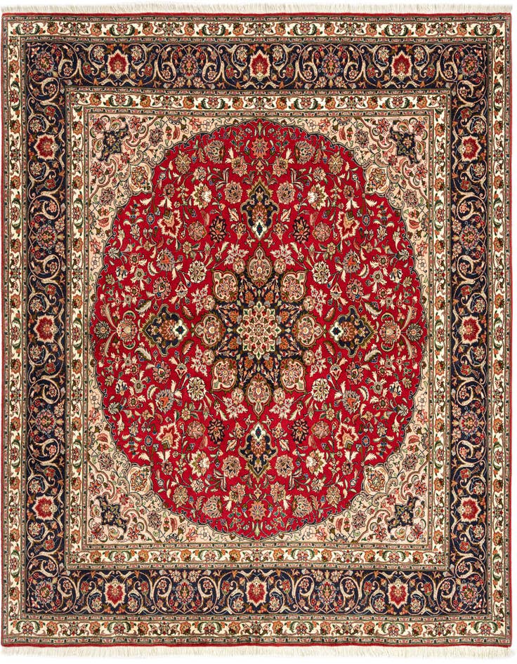 Detail image of 6' 8 x 6' 9 Tabriz Square Rug