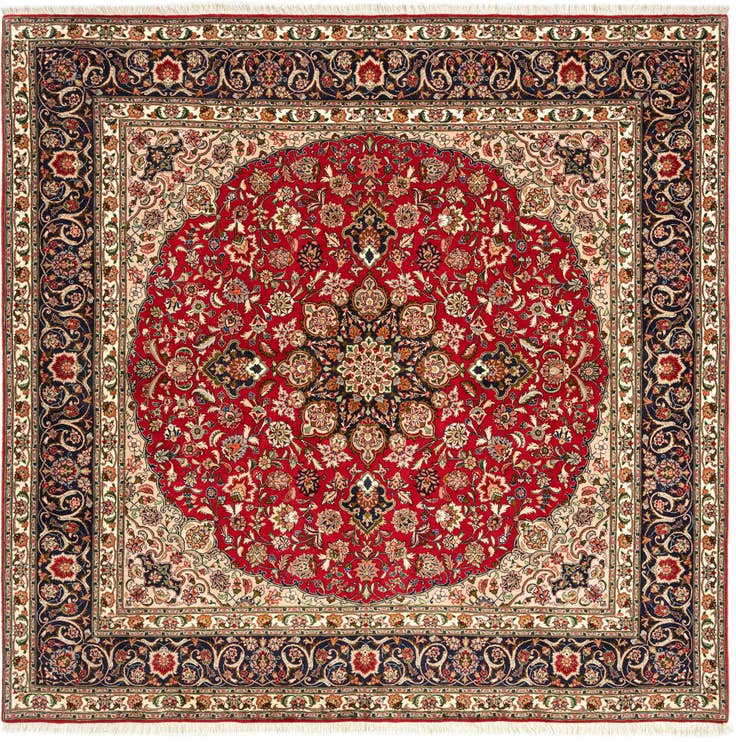 Detail image of 6' 8 x 6' 9 Tabriz Square Rug