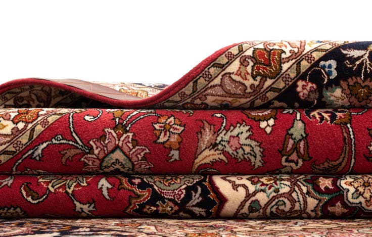 Detailansicht von 200cm x 205cm Tabriz Quadrat Teppich
