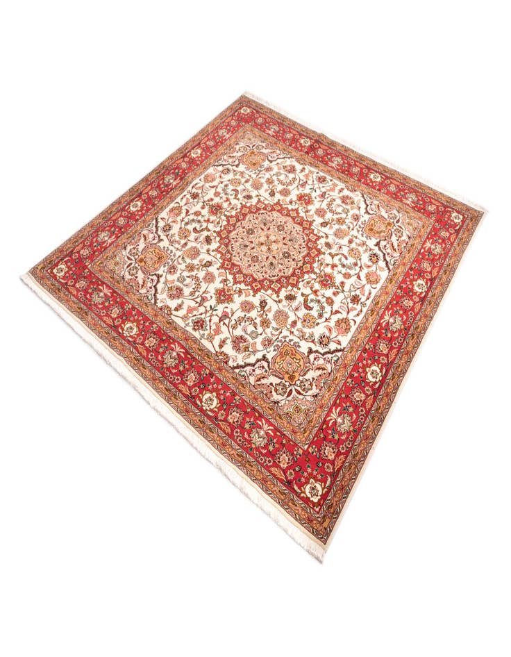 Detail image of 6' 9 x 6' 9 Tabriz Square Rug