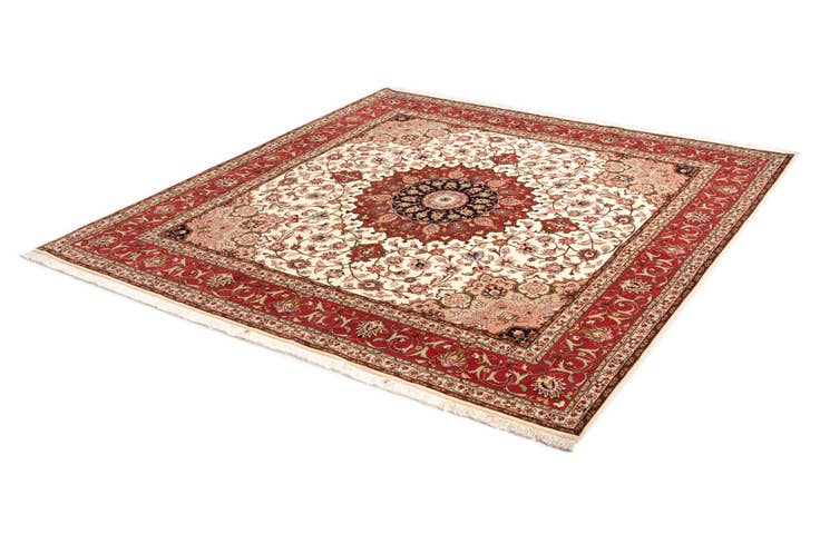 Detail image of 6' 9 x 7' Tabriz Square Rug