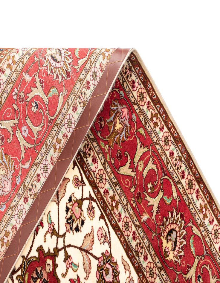 Detail image of 6' 9 x 7' Tabriz Square Rug