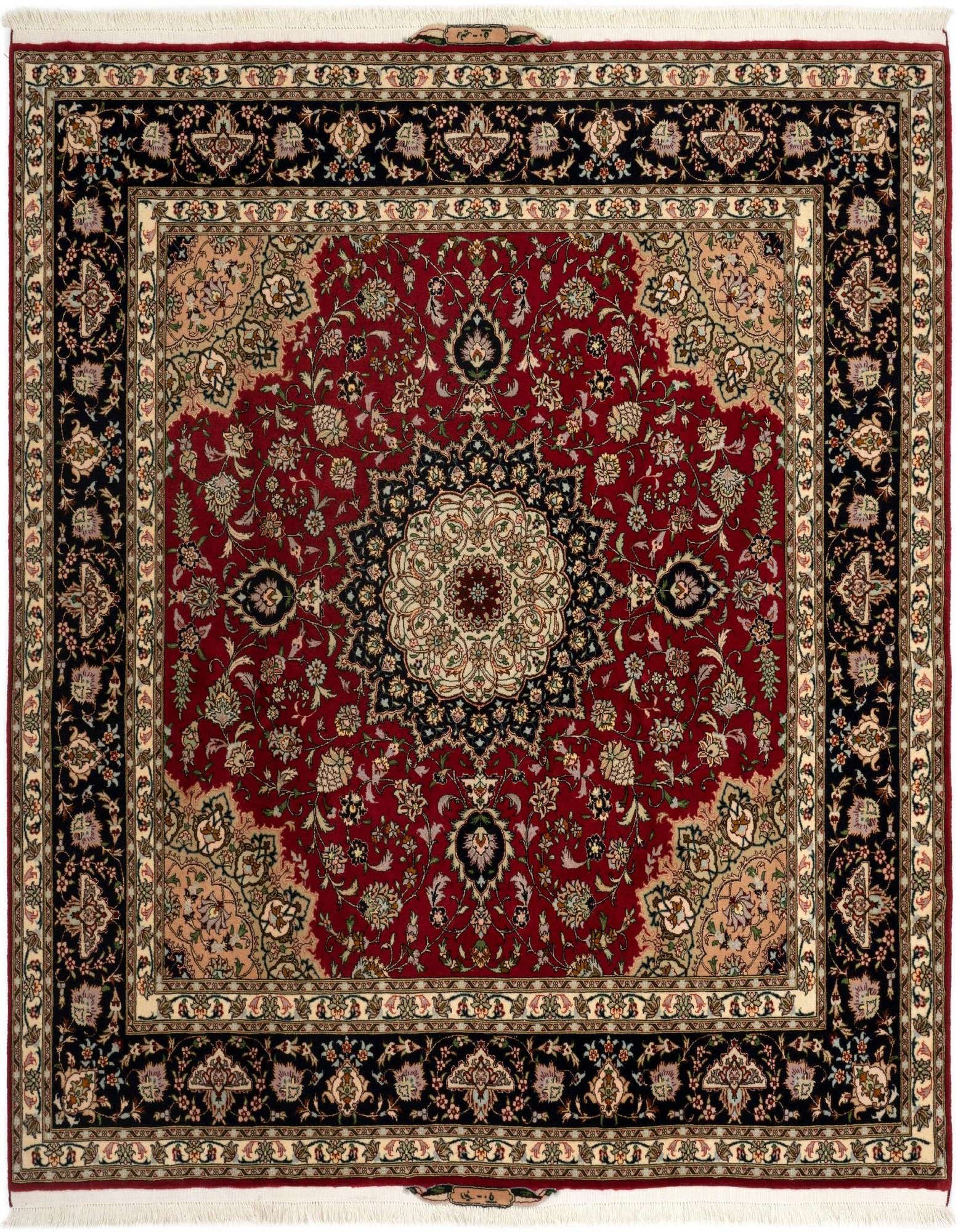 6' 7 x 6' 7 Tabriz Square Rug