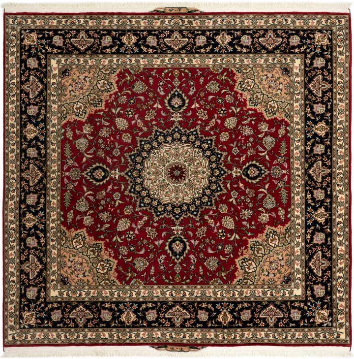 6' 7 x 6' 7 Tabriz Square Rug