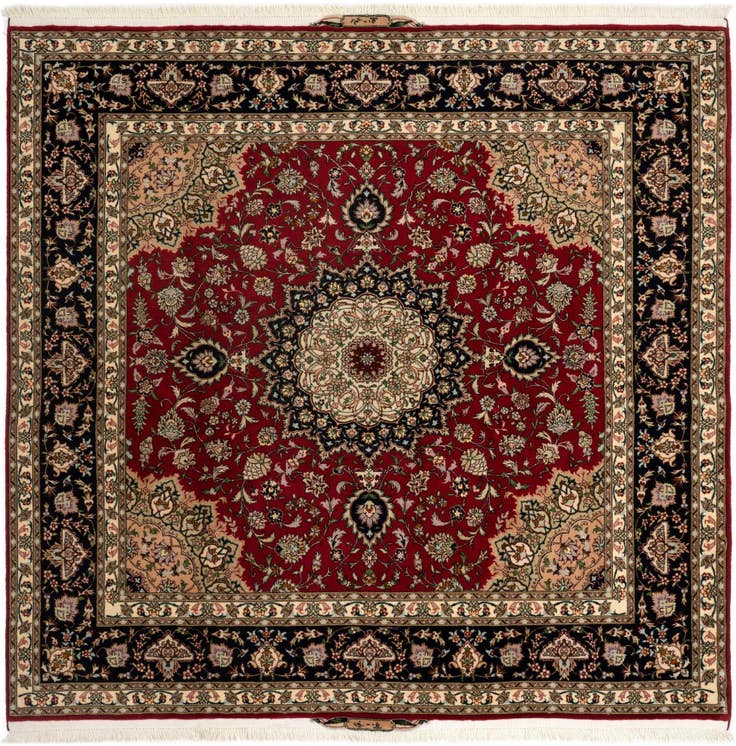 Detail image of 6' 7 x 6' 7 Tabriz Square Rug