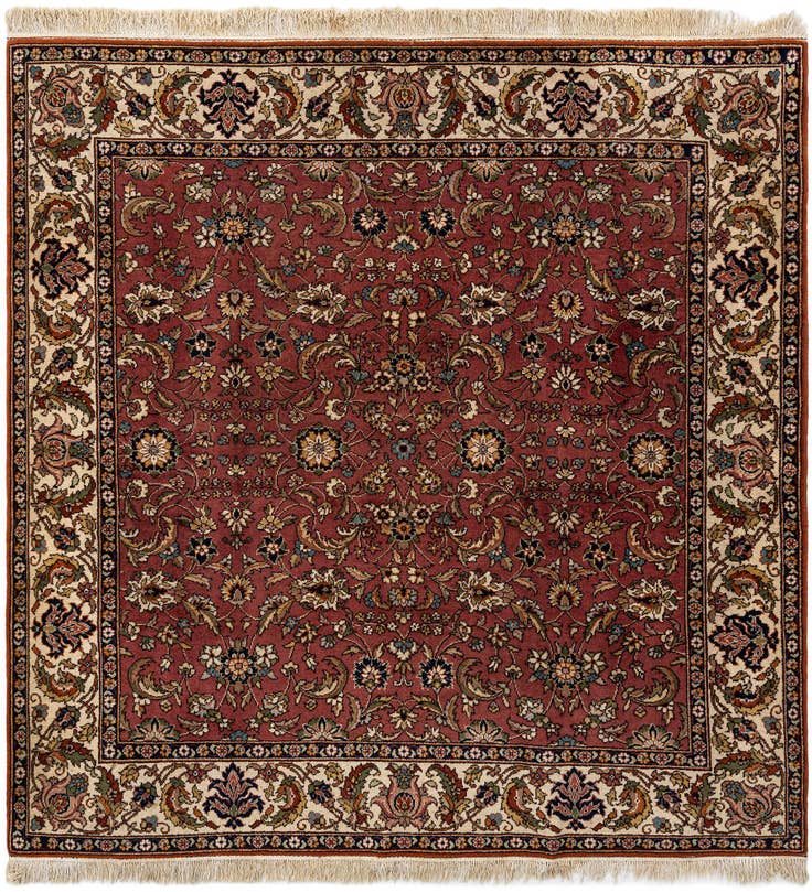 Detail image of 7' 7 x 7' 7 Tabriz Square Rug