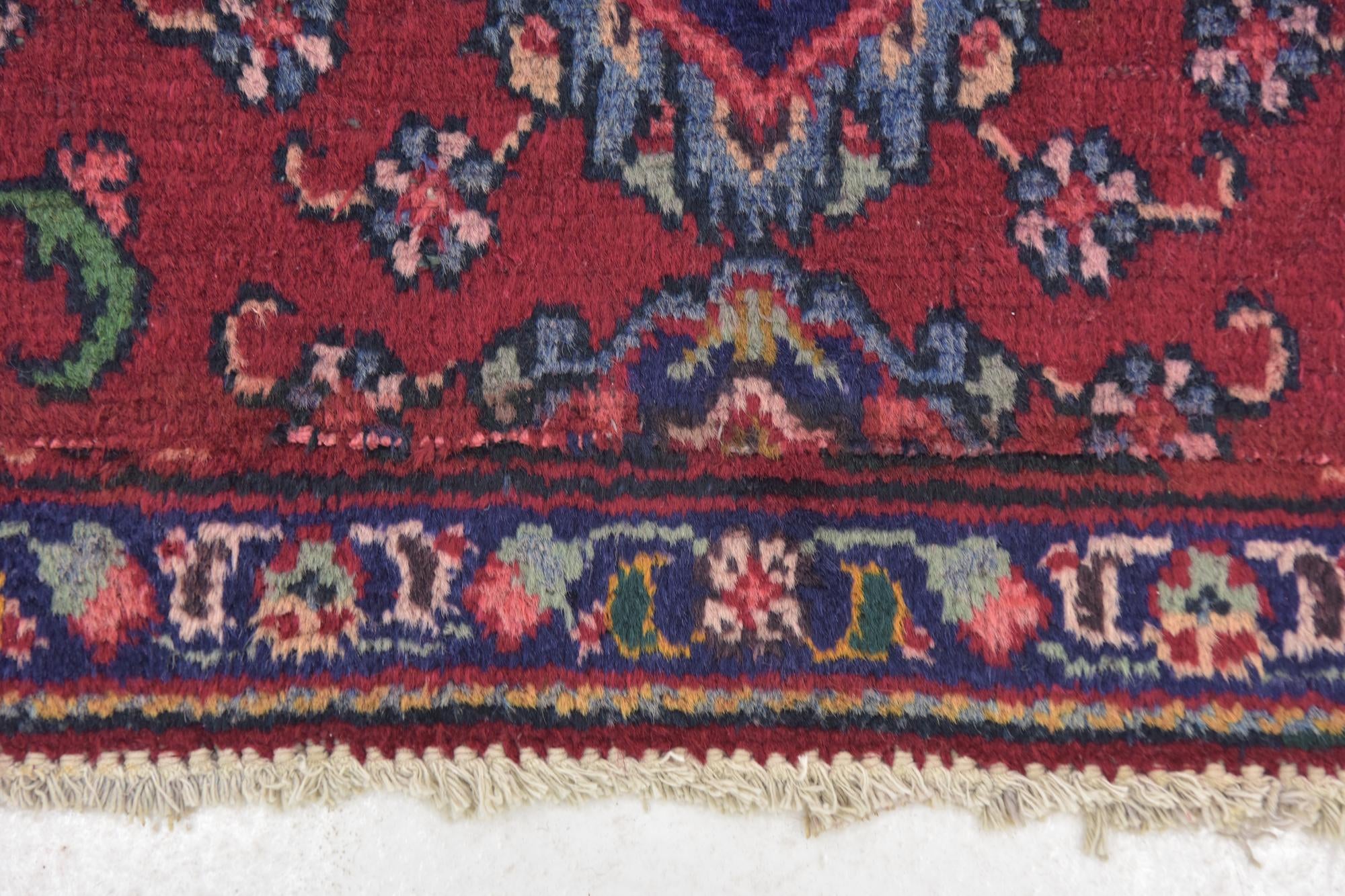 4' 7 x 5' Tabriz Wool Square Rug