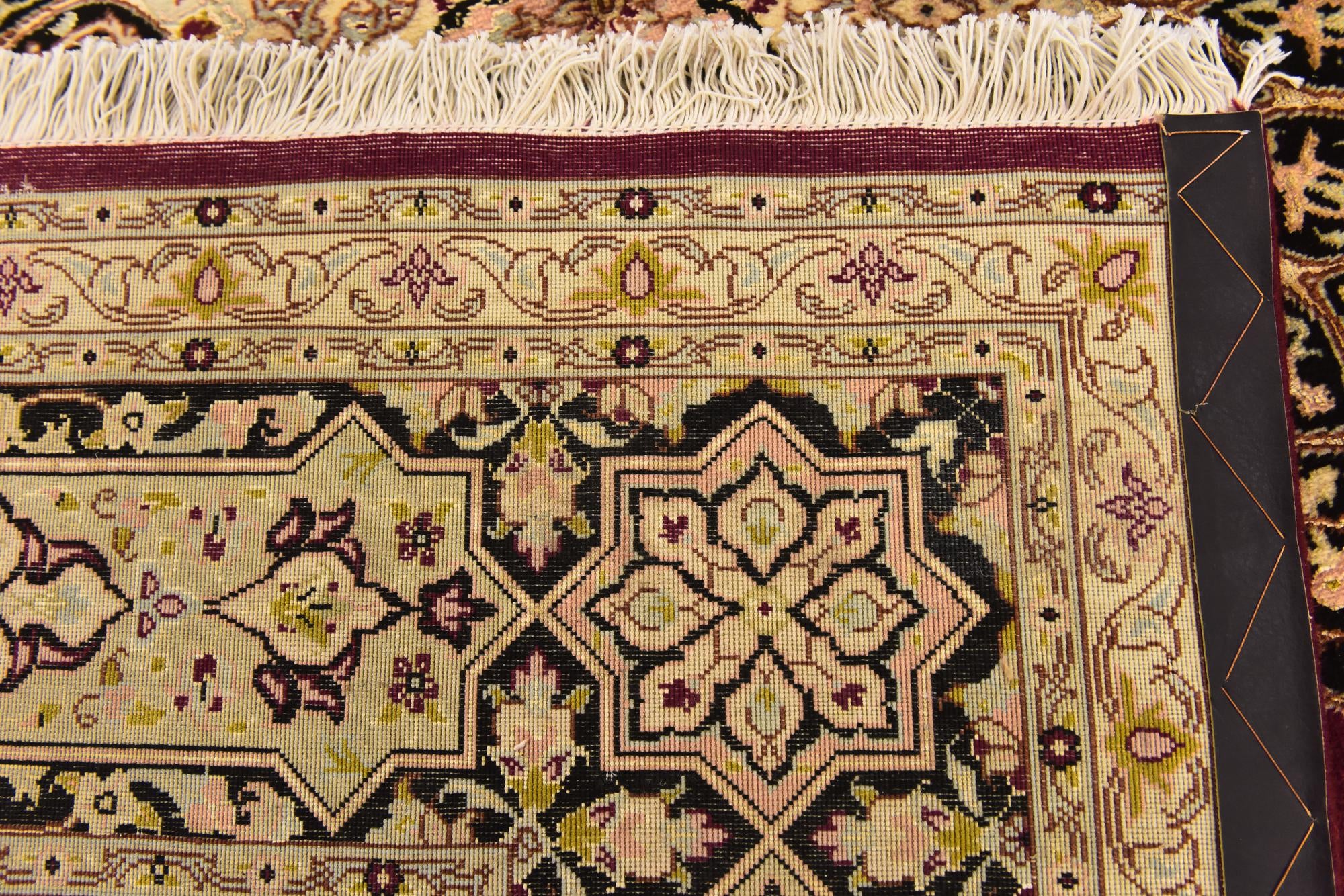 6' 8 x 6' 9 Hand Knotted Tabriz Persian Square Rug